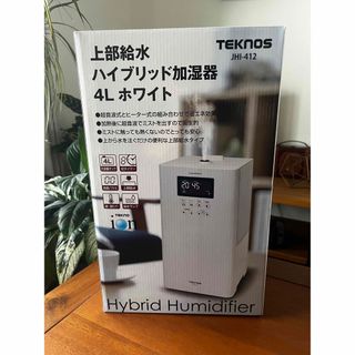 ◆TEKNOS JHI-412 WHITE 上部給水　ハイブリット加湿器◆(加湿器/除湿機)