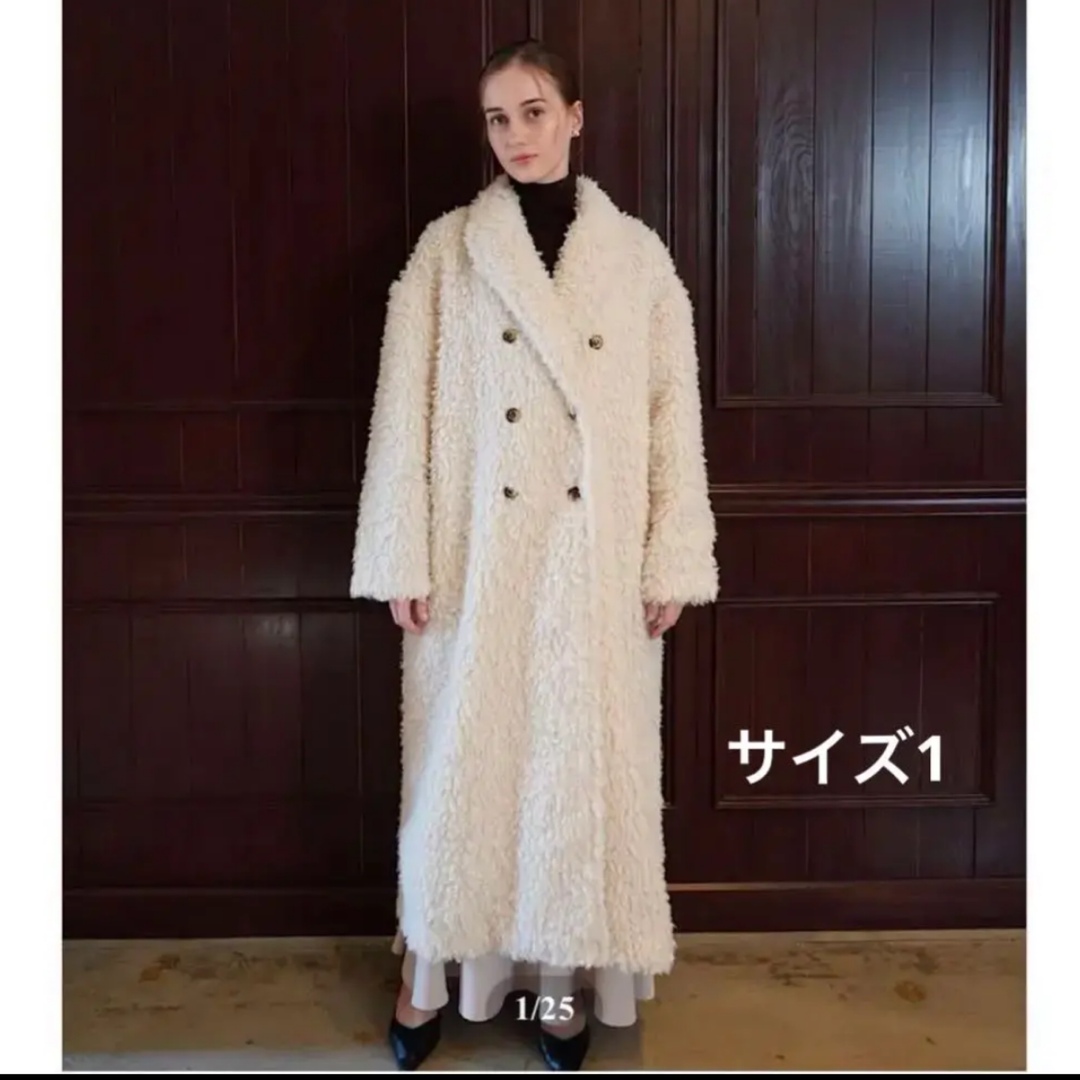 Acka poodle boa long coat レディースのジャケット/アウター(ロングコート)の商品写真