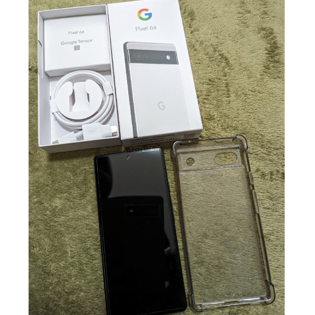 Google Pixel(グーグルピクセル)のGoogle Pixel 6a ホワイト 128GB スマホ/家電/カメラのスマートフォン/携帯電話(スマートフォン本体)の商品写真