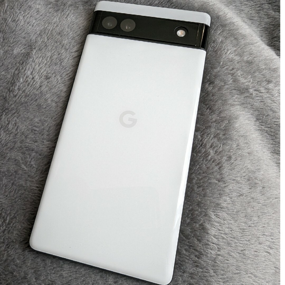 Google Pixel(グーグルピクセル)のGoogle Pixel 6a ホワイト 128GB スマホ/家電/カメラのスマートフォン/携帯電話(スマートフォン本体)の商品写真