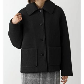 マックスマーラ(Max Mara)の値下◆美品◆ Max Mara マックスマーラ 黒ショートコートNolana (その他)