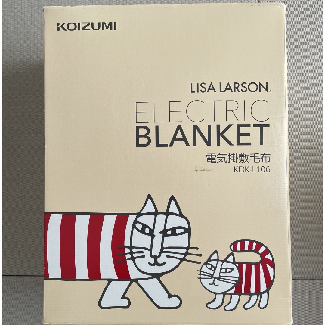 コイズミ　電気掛敷毛布　ﾘｻﾗｰｿﾝ KDK-L106LISALARSON