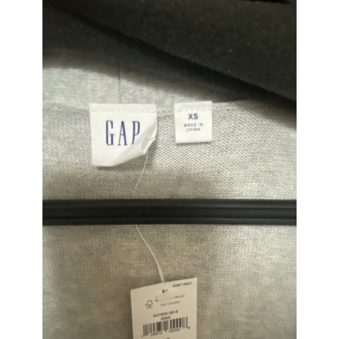 GAP(ギャップ)のGAP ロングカーディガン　ライトグレー　XS レディースのトップス(カーディガン)の商品写真
