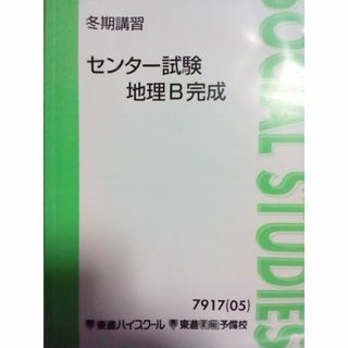 【東進】『冬期講習　センター試験地理B完成　山岡信幸先生』(語学/参考書)