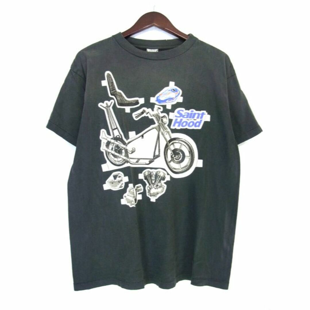 NEIGHBORHOOD(ネイバーフッド)のセントマイケル SAINT MICHAEL × ネイバーフッド NEIGHBORHOOD ■ 23SS 【 BIKE SM S23 0000 114 】 バイク プリント デザイン Tシャツ　30793 メンズのトップス(Tシャツ/カットソー(半袖/袖なし))の商品写真