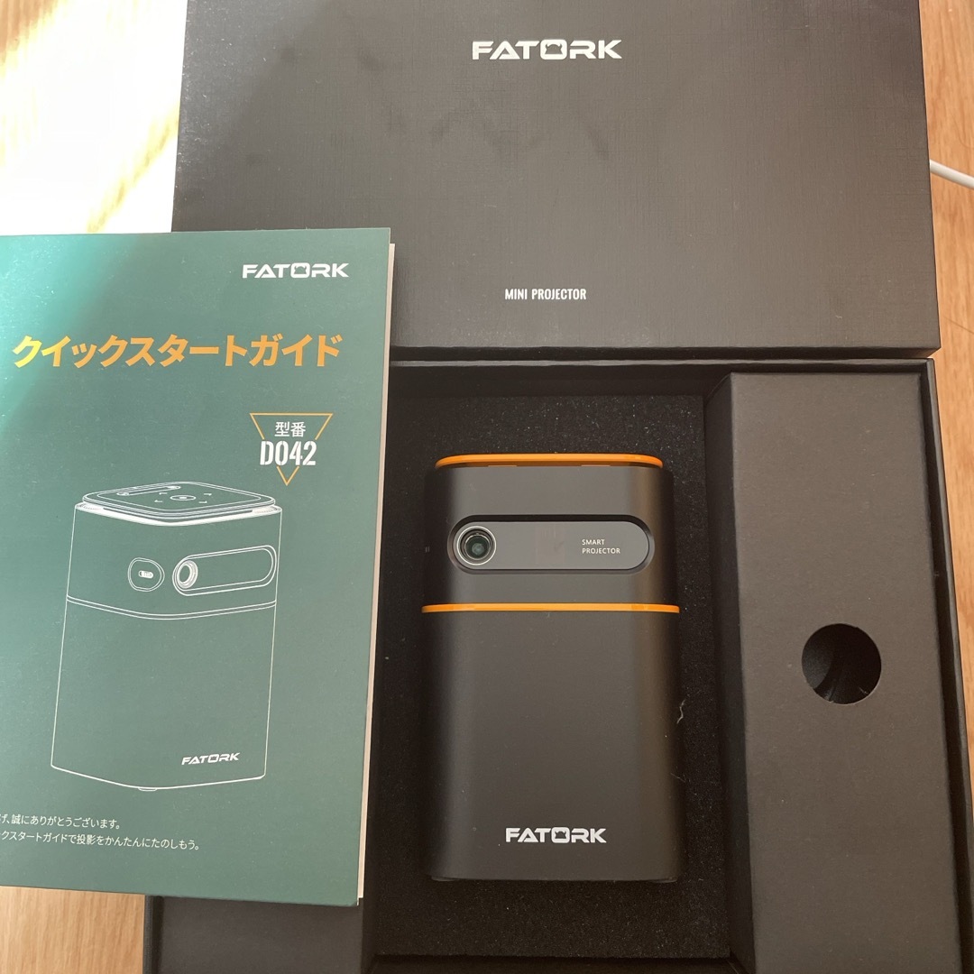 FATORK 小型 プロジェクター D042 ミニプロジェクター(FATORK FATORK 小型 プロジェクター D042 ミニプロジェクター(FATORK