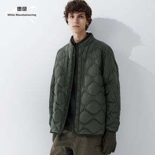 ユニクロ(UNIQLO)の【UNIQLO】リサイクルハイブリッドダウンジャケットＬ【新品タグ付】(ダウンジャケット)