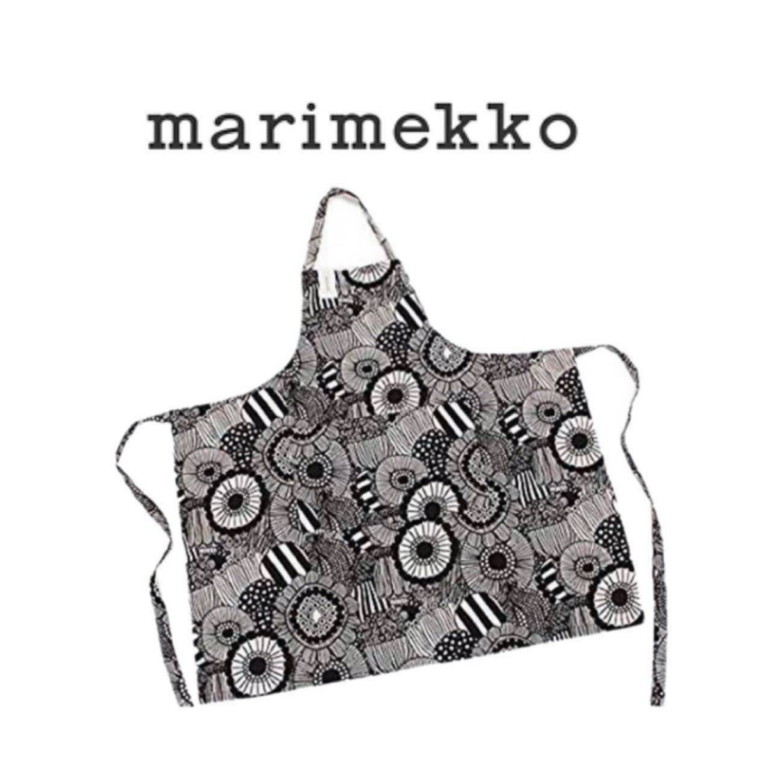 marimekko(マリメッコ)の◎マリメッコ marimekko エプロン◎シールトラプータルハ ブラック レディースのレディース その他(その他)の商品写真