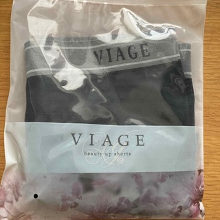 VIAGE ビューティアップショーツ　Mサイズ　ブラック×グレー(その他)