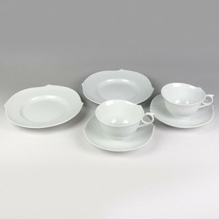 マイセン(MEISSEN)の新品⭐MEISSEN（マイセン）波の戯れホワイト スイートセット(グラス/カップ)