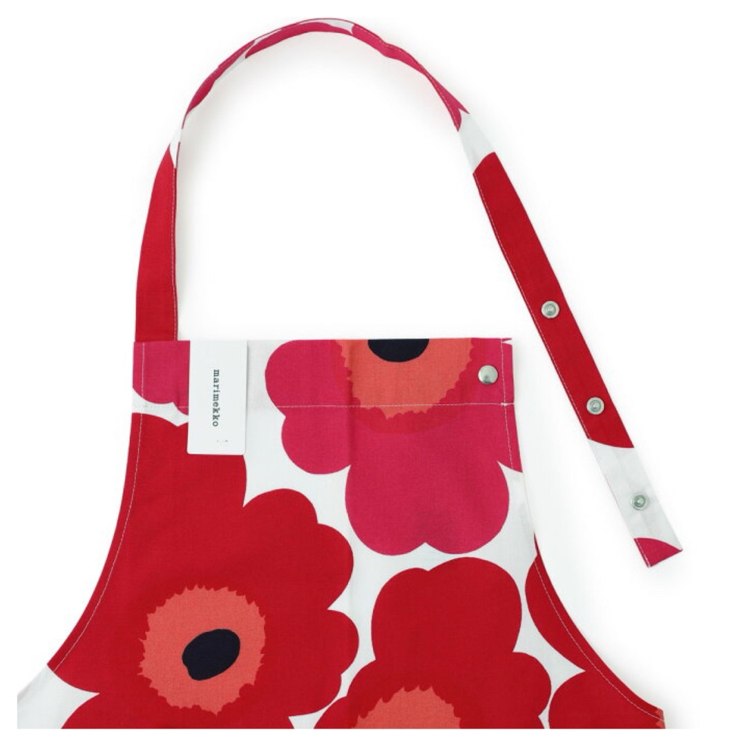 marimekko(マリメッコ)の◎マリメッコ marimekko エプロン◎レッドPIENI UNIKKO レディースのレディース その他(その他)の商品写真