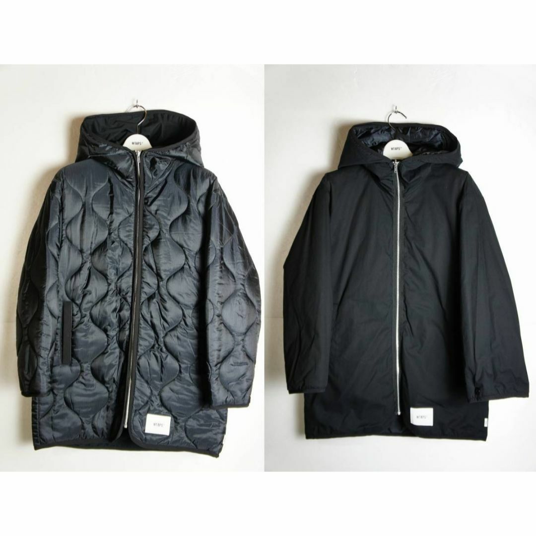 W)taps(ダブルタップス)の極美品 WTAPS SIS JACKET リバーシブル ジャケット黒315N▲ メンズのジャケット/アウター(ブルゾン)の商品写真