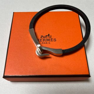 エルメス(Hermes)のHERMES エルメス ジャンボジェット 黒(ブレスレット)