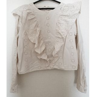 ガンネサックス GUNNE SAX Jessica 長袖 シースルー スタンドカラーブラウス レディースXS ヴィンテージ /eaa370226