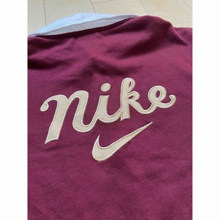 ナイキ(NIKE)の新品　NIKE ナイキ　ラガーシャツ  エンジ　S(ポロシャツ)