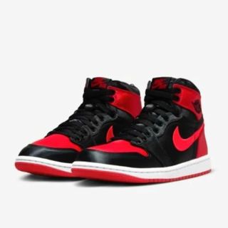 ナイキ(NIKE)の28.5cm WMNS Air Jordan 1 High Satin Bred(スニーカー)