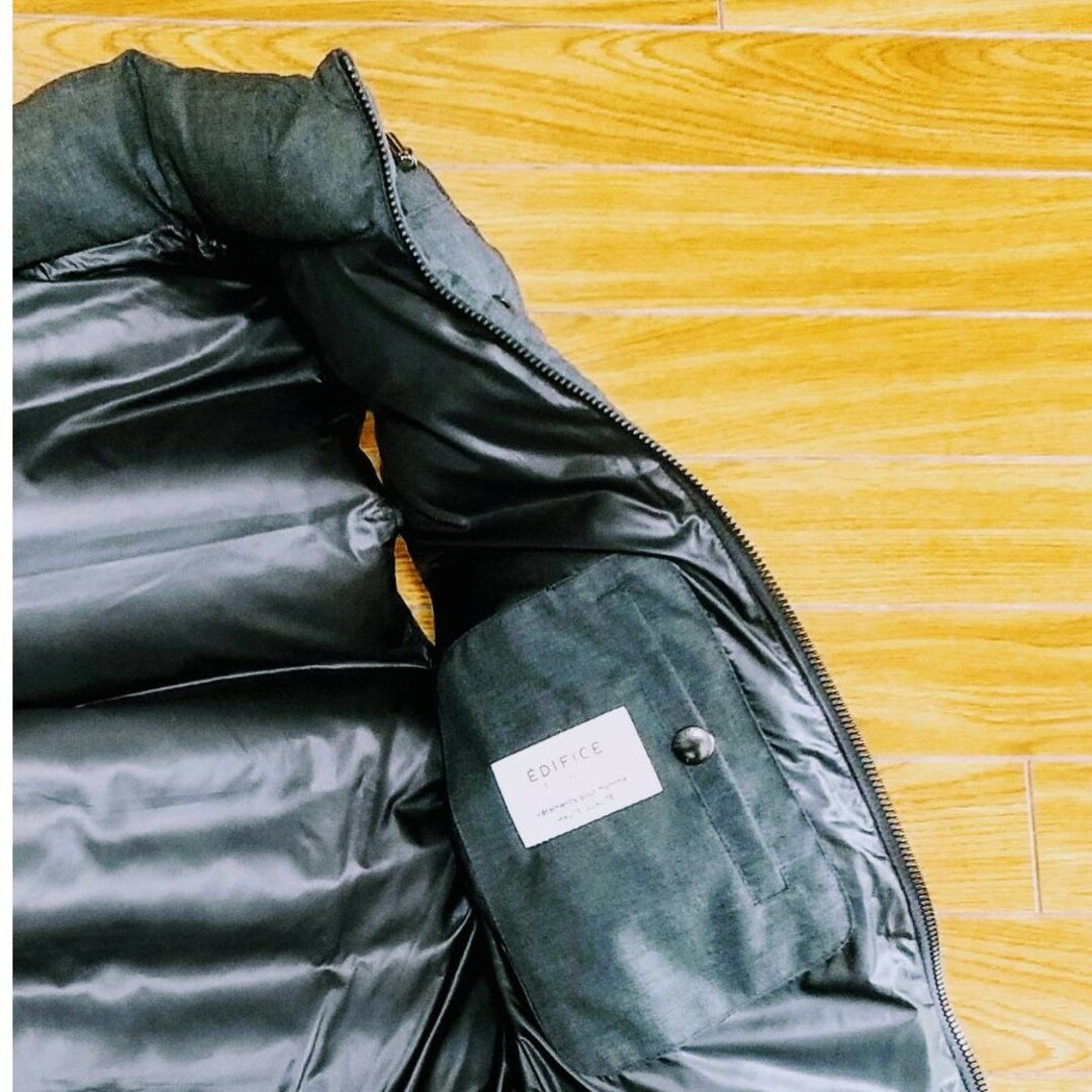 EDIFICE(エディフィス)の【美品】エディフィス　ダウンベスト メンズのジャケット/アウター(ダウンベスト)の商品写真
