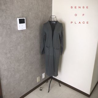 センスオブプレイスバイアーバンリサーチ(SENSE OF PLACE by URBAN RESEARCH)のセンスオブプレイス♡1度着用　ロングカーディガン(カーディガン)