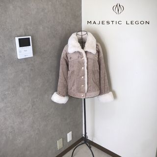 マジェスティックレゴン(MAJESTIC LEGON)のマジェスティックレゴン♡1度着用　コーデュロイジャケット　モコモコ(ブルゾン)