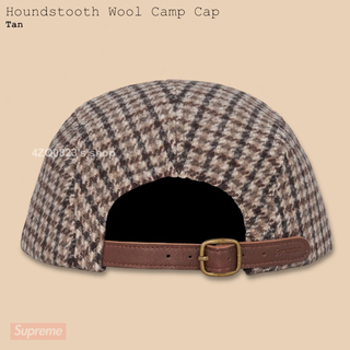 Supreme Houndstooth Wool Camp Cap Tan複数あります - 帽子