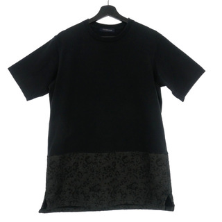 アンダーカバー(UNDERCOVER)のアンダーカバー JOHN 17AW ゴブラン切替 度詰 半袖 Tシャツ 2 黒(Tシャツ/カットソー(半袖/袖なし))