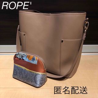 ロペ(ROPE’)のROPE' ロペ ショルダーバッグ スカーフ柄ポーチ 2点セット(ショルダーバッグ)