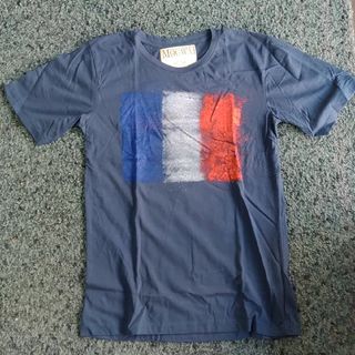 フランス 国旗　Tシャツ　新品未使用　トリコロール　パリ オリンピック　001(Tシャツ/カットソー(半袖/袖なし))