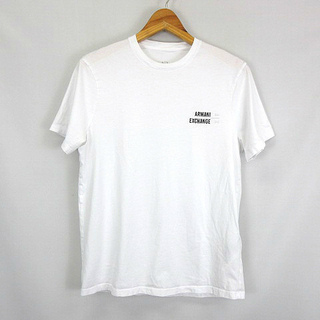 アルマーニエクスチェンジ(ARMANI EXCHANGE)のアルマーニエクスチェンジ  ロゴ プリント 半袖 Tシャツ 白 ホワイト M(Tシャツ/カットソー(半袖/袖なし))