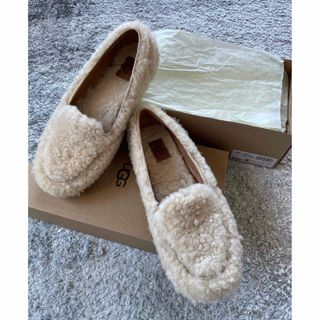 アグ(UGG)の☆美品☆UGG ボアスリッポン フラットシューズ☆23cm(スリッポン/モカシン)