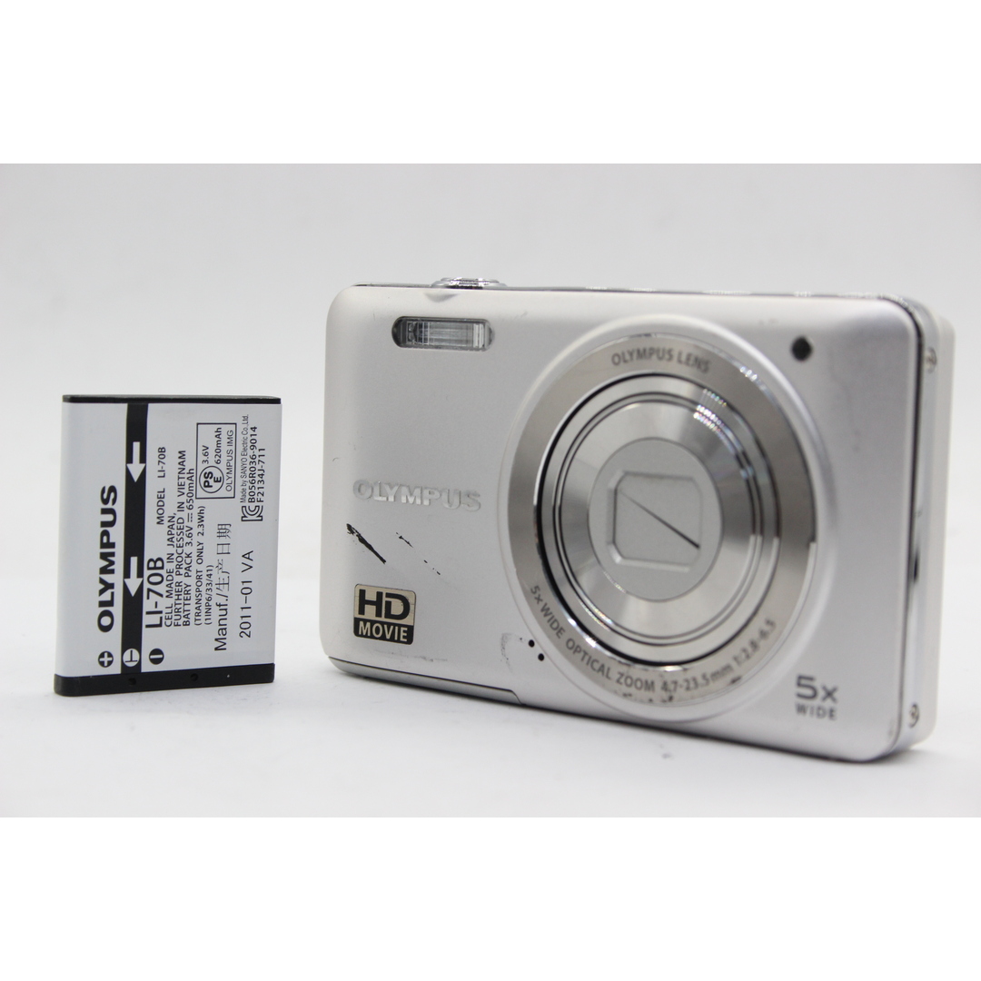 【返品保証】 オリンパス Olympus VG-140 5x Wide バッテリー付き コンパクトデジタルカメラ  s5244