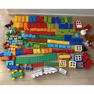 レゴデュプロ(レゴ デュプロ)のレゴ　デュプロ　カラフル　基本ブロックなど　まとめ売り(積み木/ブロック)