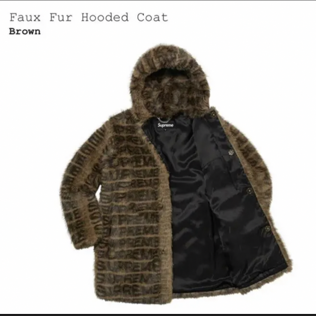 定価以下 supreme faux far jacket