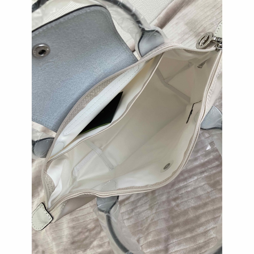LONGCHAMP(ロンシャン)の新品 ロンシャン  ルプリアージ LONGCHAMP ハンドバッグ　ホワイト　白 レディースのバッグ(トートバッグ)の商品写真
