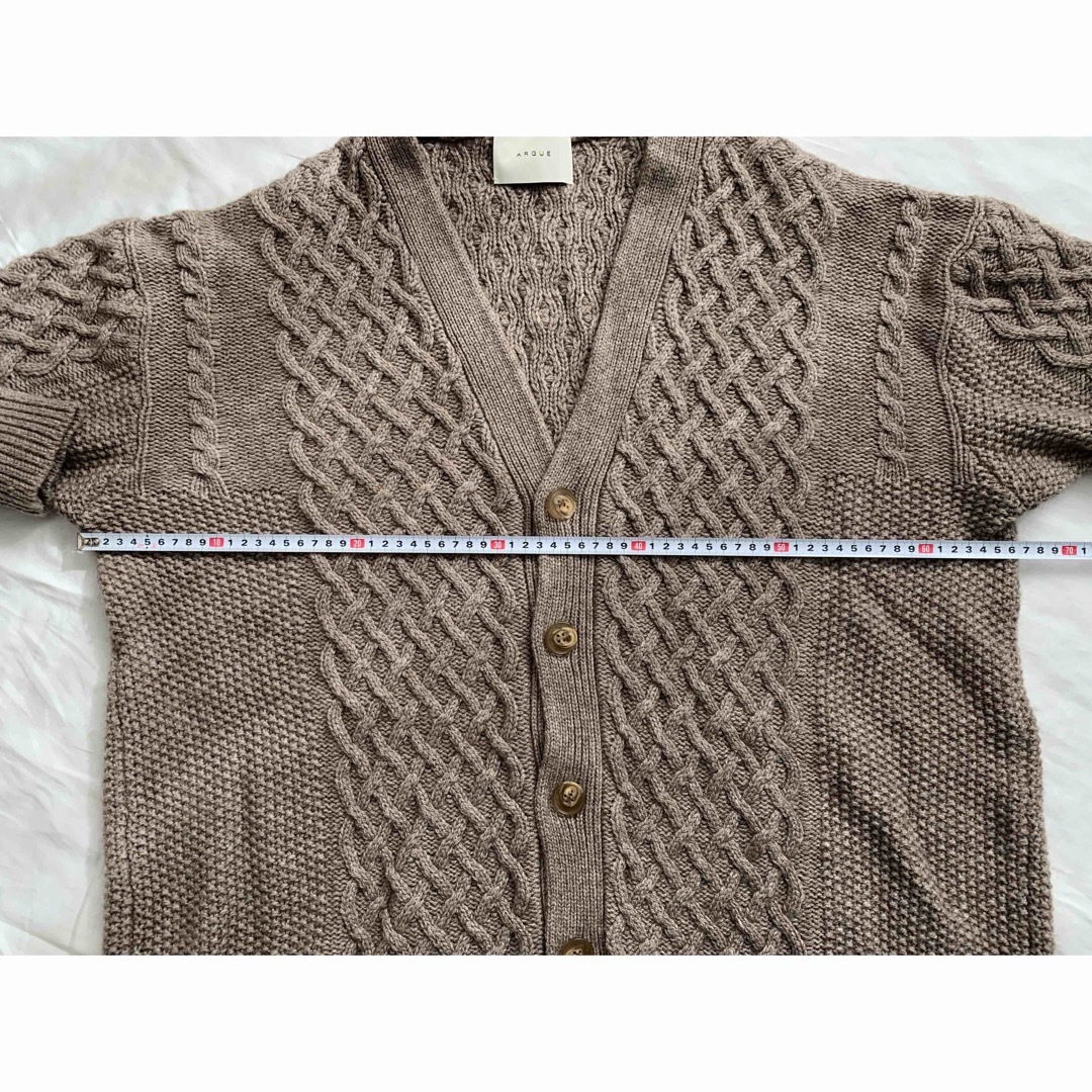 ARGUE(アギュー)のARGUE babywool yak cashmere ロングカーディガン レディースのトップス(ニット/セーター)の商品写真