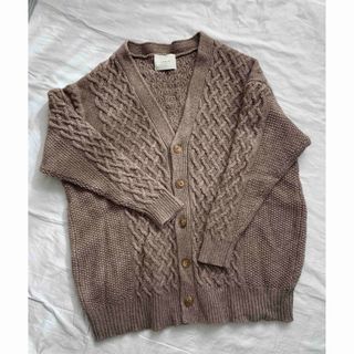 アギュー(ARGUE)のARGUE babywool yak cashmere ロングカーディガン(ニット/セーター)