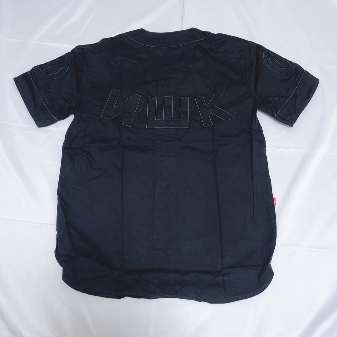 MISHKA(ミシカ)の【ミシカ/ MISHKA 】美品　Tシャツ　ベースボールシャツ ブラック エンタメ/ホビーのコレクション(その他)の商品写真
