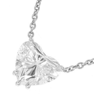 ハリーウィンストン(HARRY WINSTON)のハリーウィンストン ネックレス ハートシェイプ・ソリティア・ペンダント ダイヤ 1.56ct Pt950 GIA鑑定書付き PIDPHS015SI(ネックレス)