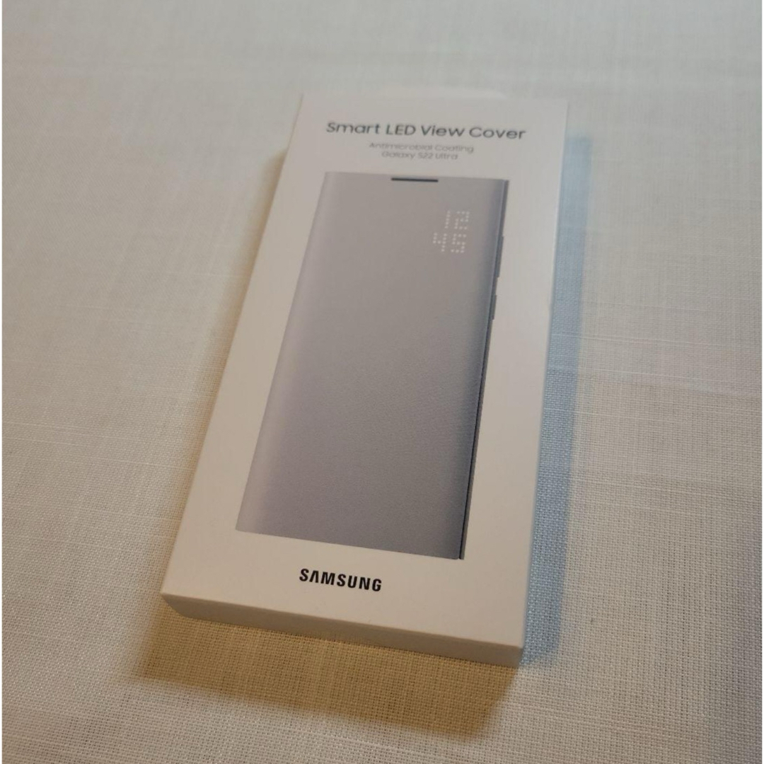 SAMSUNG(サムスン)のGalaxyS22Ultra純正Smart LED View  Coverケース スマホ/家電/カメラのスマホアクセサリー(Androidケース)の商品写真