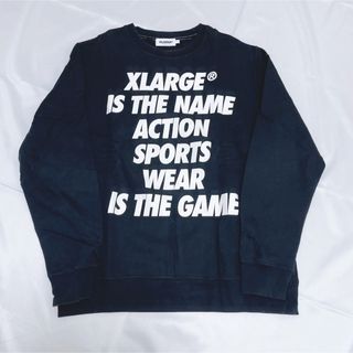 エクストララージ(XLARGE)のエクストララージ トレーナー  Lブラック プリント (スウェット)