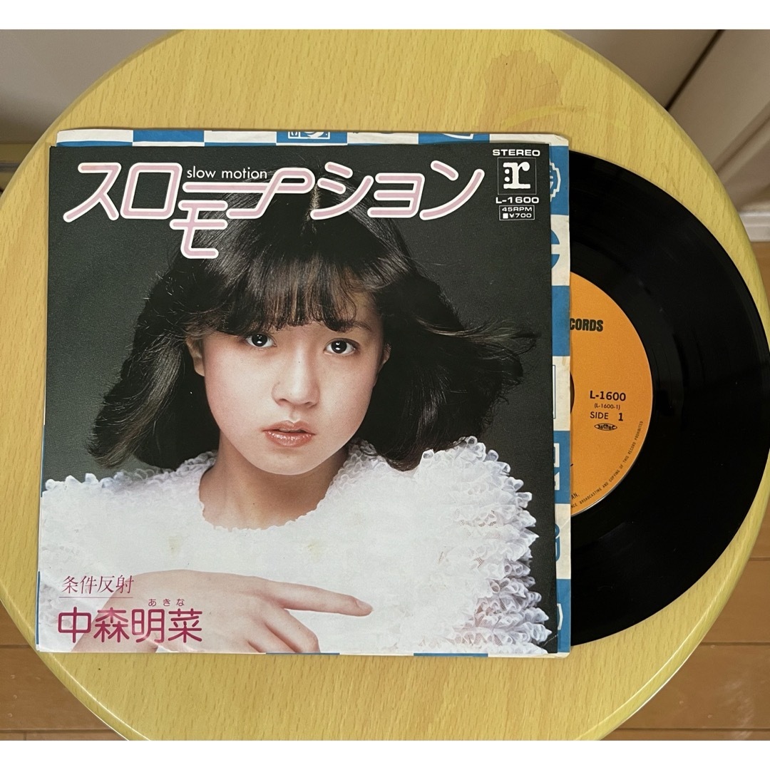 Pioneer(パイオニア)の中森明菜　レコード　スローモーション エンタメ/ホビーのCD(ポップス/ロック(邦楽))の商品写真