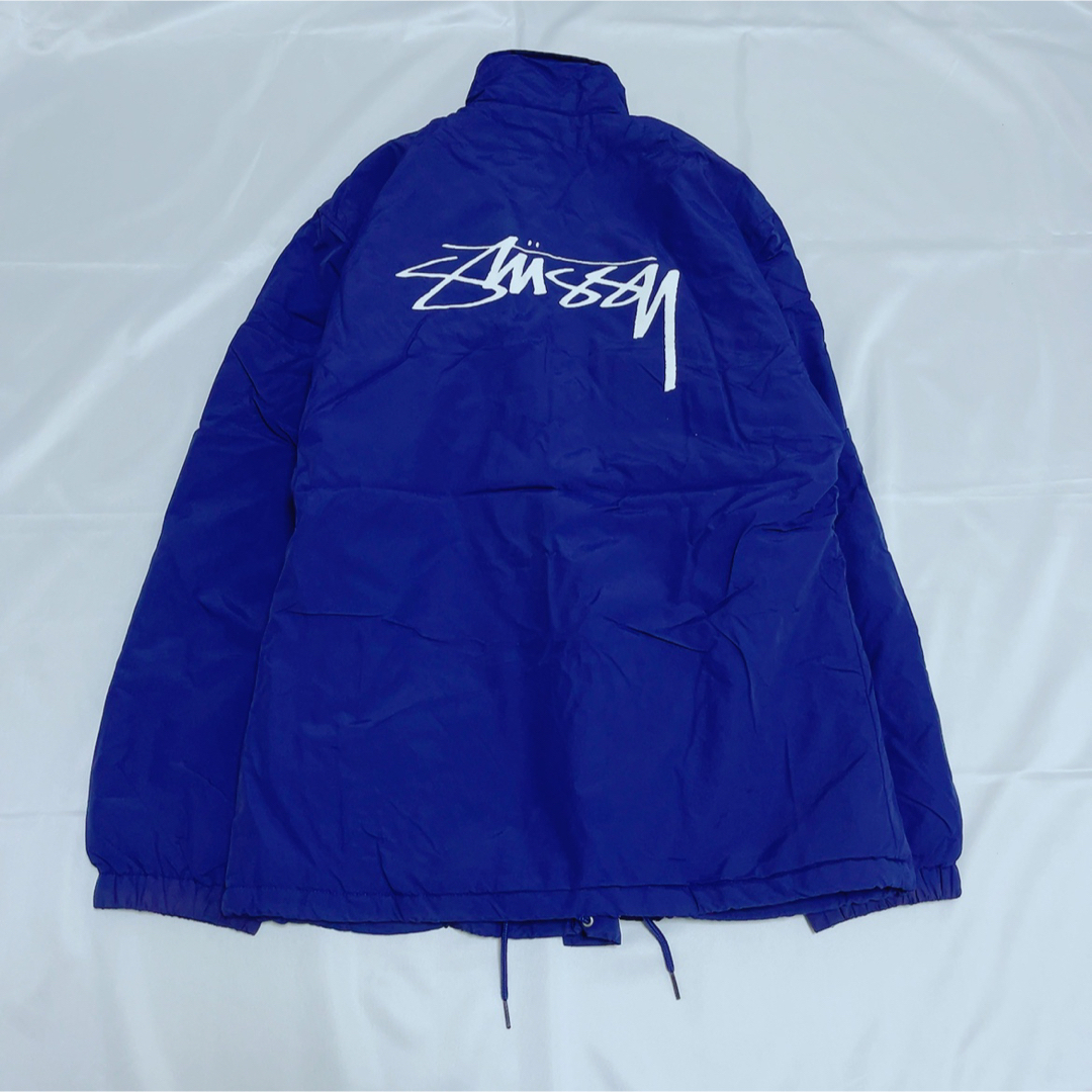 STUSSY(ステューシー)のstussy ステューシー コーチジャケット  メンズ L 刺繍 ロゴ メンズのジャケット/アウター(ブルゾン)の商品写真