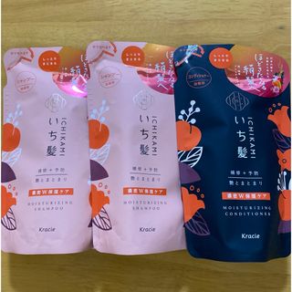 イチカミ(いち髪)の《シャンプー&コンディショナー》いち髪 濃密W保湿ケア 詰め替え 330ml (シャンプー/コンディショナーセット)