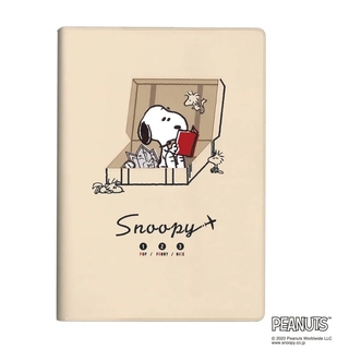 スヌーピー(SNOOPY)のスヌーピー 2024 スケジュール手帳 カレンダー ベージュ(キャラクターグッズ)