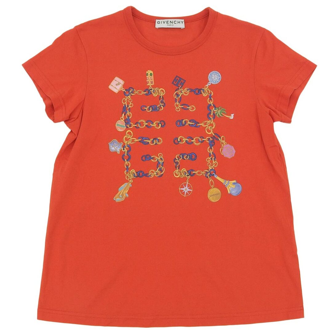 GIVENCHY(ジバンシィ)のジバンシィ コットン チェーンプリント 半袖 Tシャツ XS レディースのトップス(Tシャツ(半袖/袖なし))の商品写真