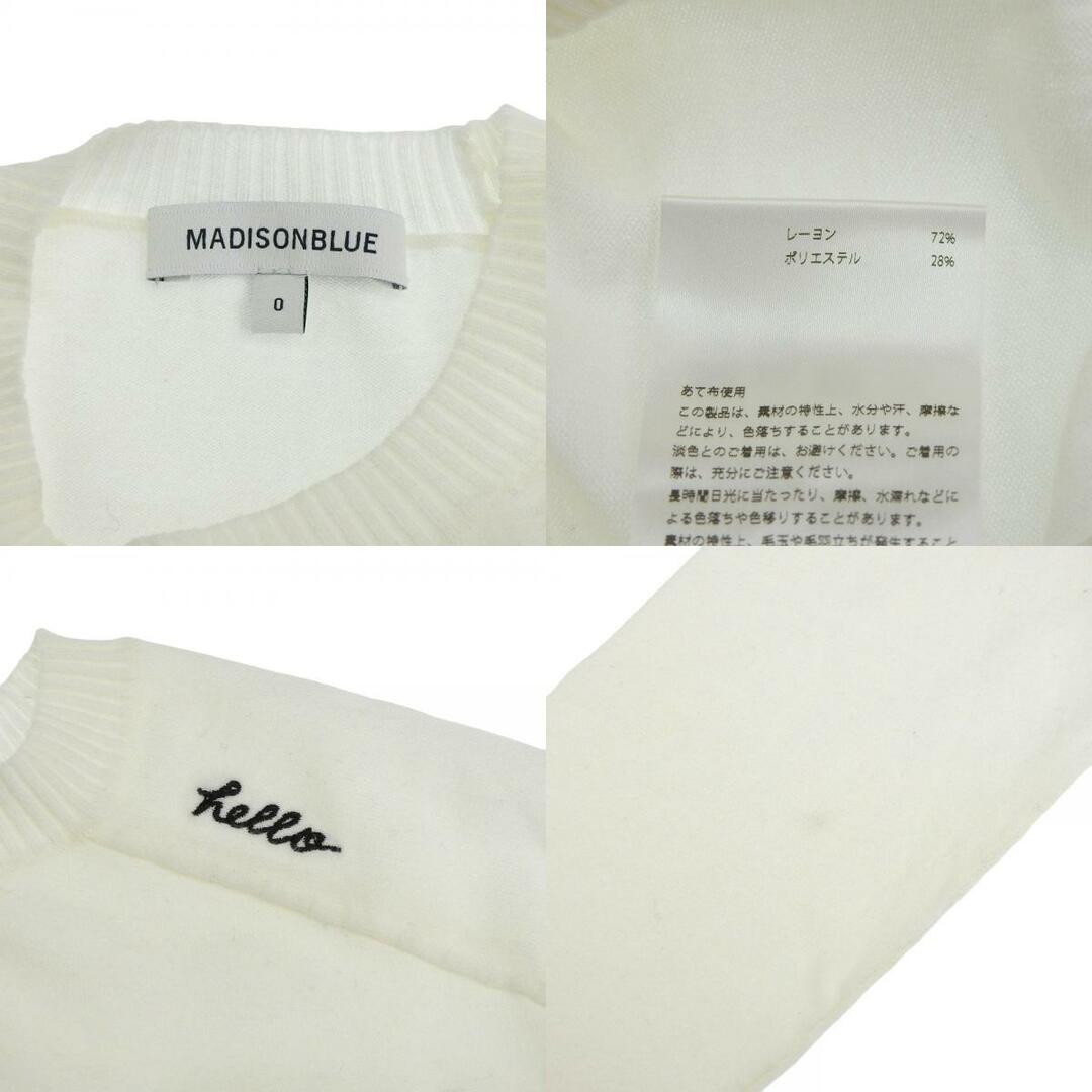 MADISONBLUE(マディソンブルー)のマディソンブルー MADISONBLUE マディソンブルー HELLO CREWNECK SWEATER クルーネックニット トップス レディース ホワイト 0 レディースのレッグウェア(タイツ/ストッキング)の商品写真