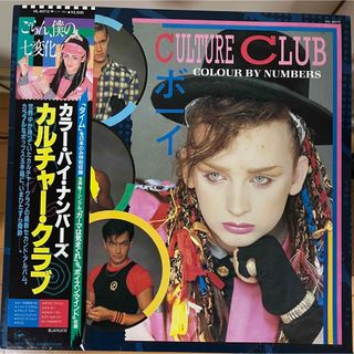 カルチャー・クラブ　LP 帯付き　カラー・バイ・ナンバーズ(ポップス/ロック(洋楽))