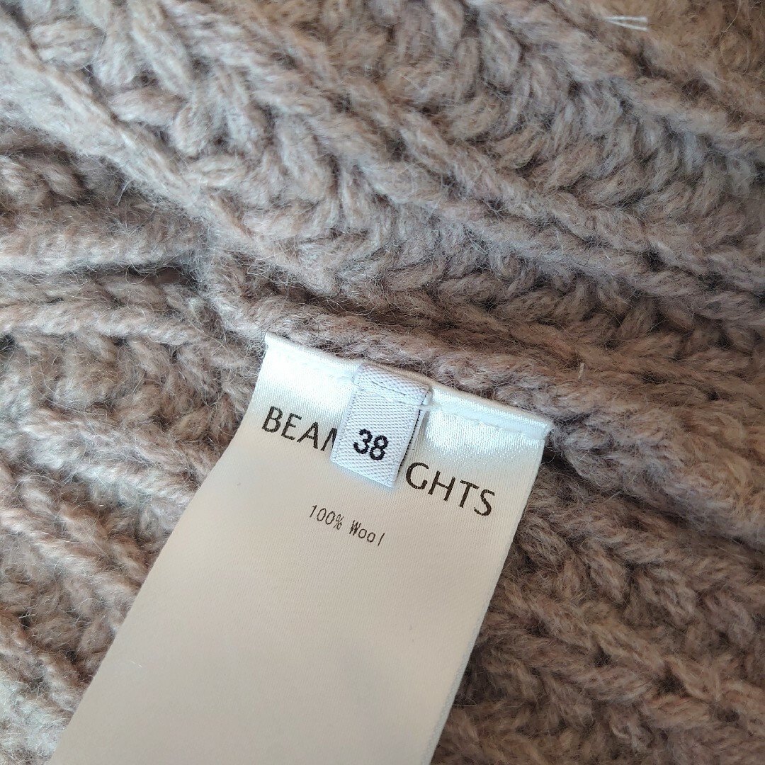 BEAMS(ビームス)のBEAMS LIGHTS ショート丈　ウール タートルネック ニット レディースのトップス(ニット/セーター)の商品写真