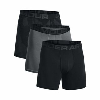 アンダーアーマー(UNDER ARMOUR)のアンダーアーマー ボクサー 3枚 XL LL 2L 黒 ブラック グレー 新品(ボクサーパンツ)