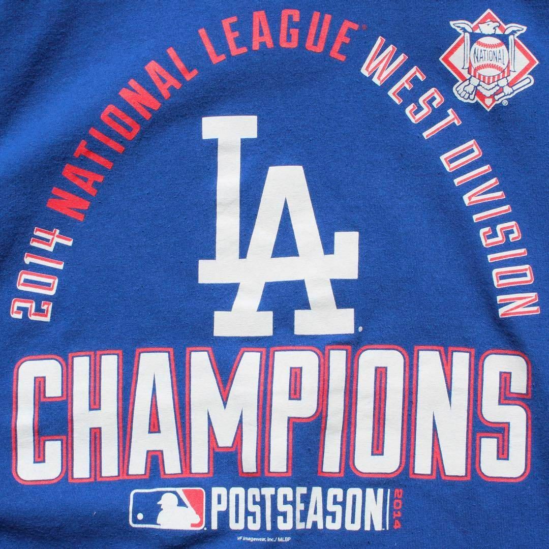 MLB(メジャーリーグベースボール)のMLB公式もの ロサンゼルス ドジャース 地区チャンピオン 古着 Tシャツ メンズのトップス(Tシャツ/カットソー(半袖/袖なし))の商品写真