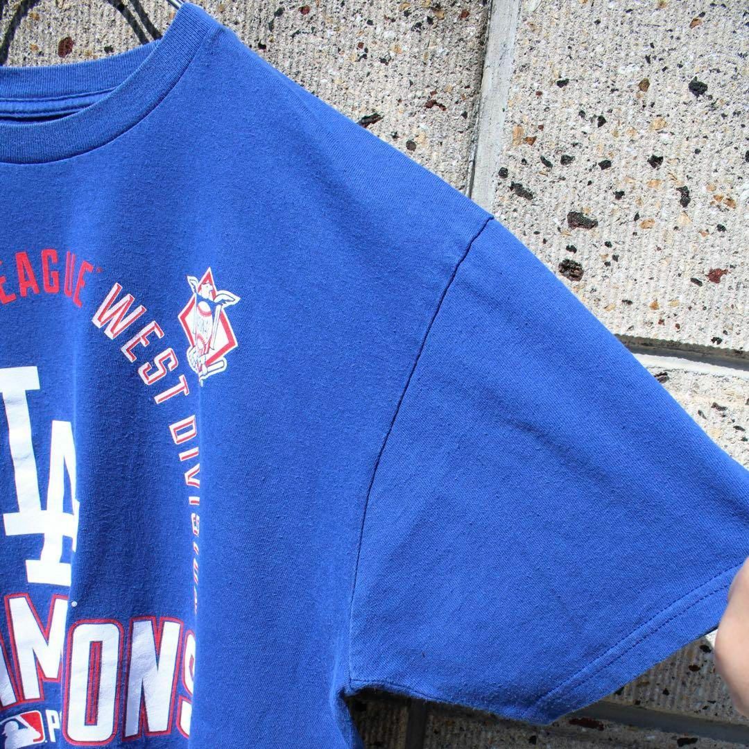 MLB(メジャーリーグベースボール)のMLB公式もの ロサンゼルス ドジャース 地区チャンピオン 古着 Tシャツ メンズのトップス(Tシャツ/カットソー(半袖/袖なし))の商品写真